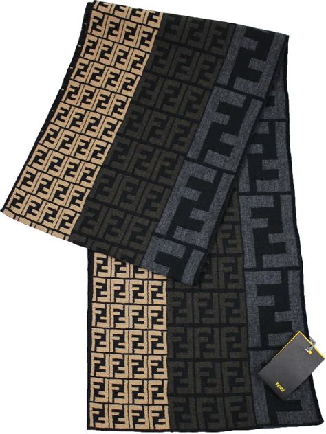 prezzo sciarpa fendi uomo 2012|Tagelmust. Sciarpe Fendi in Lana Marrone .